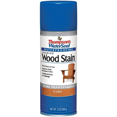 Thompsons Waterseal 10521 Cedar Waterseal\u00ae Wood Stain Spray Paint,No 10521 Walmart.com Thompsons Waterseal 10521 Cedar Waterseal\u00ae Wood Stain Spray Paint,No 10521 Walmart.com